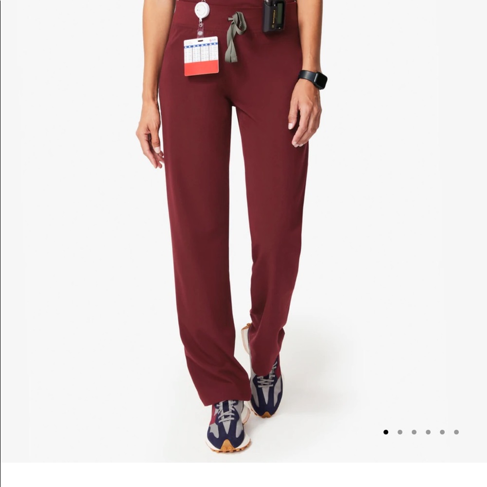 Xs Regular Figs Livingston Basic Scrub Pants- Bur… - image 1